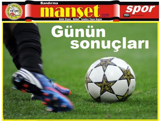 Günün sonuçları