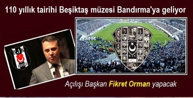 BJK müzesi geliyor