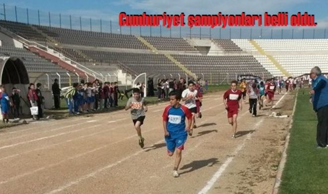 Cumhuriyet koşusu yapıldı.