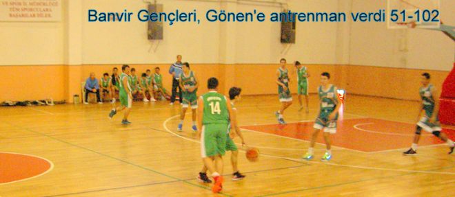 Yıldız Erkeklerde Gönen Belediyespor 51 Banvit 102 